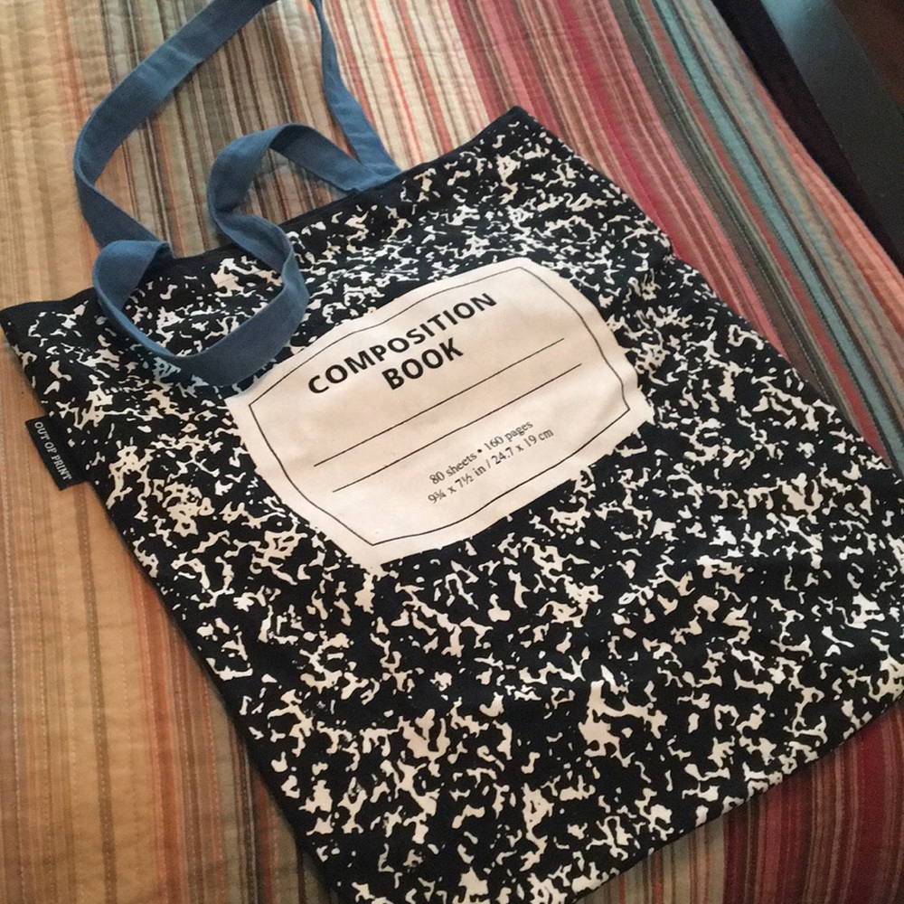 Canvas Composition Notebook Tote! - image 1